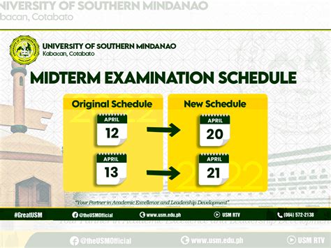 usm exam schedule|usm final exam schedule 2022.